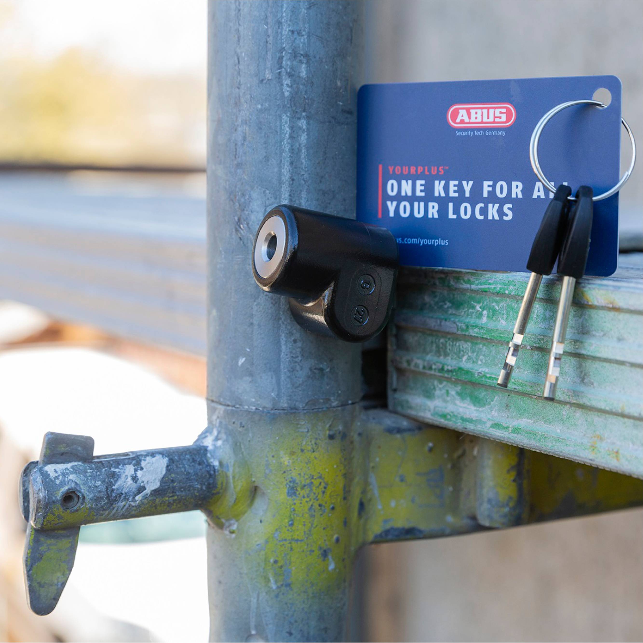 ABUS Gerüstschloss für Gerüstsicherung (20er Set) für Rohr-Ø bis 48,3 mm