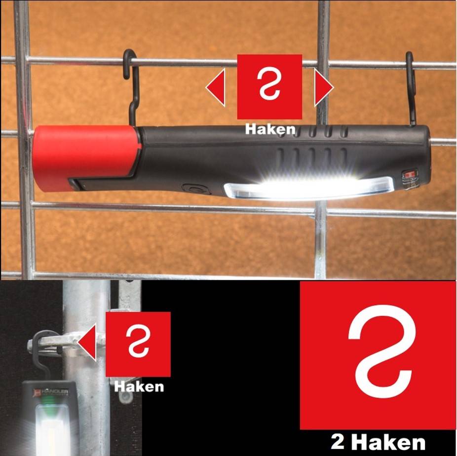 Handler Akku-Arbeitsleuchte HLM 7 4+3W LED