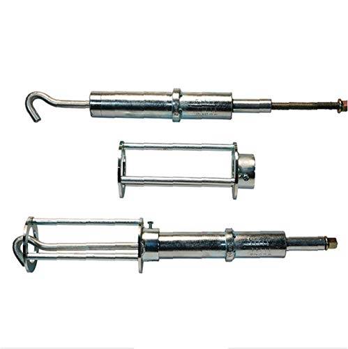 Ein Achterknoten-Sicherungsgerät aus Metall, das zum Sichern beim Klettern verwendet wird und einen gerundeten Körper mit zwei großen Schlaufen aufweist.