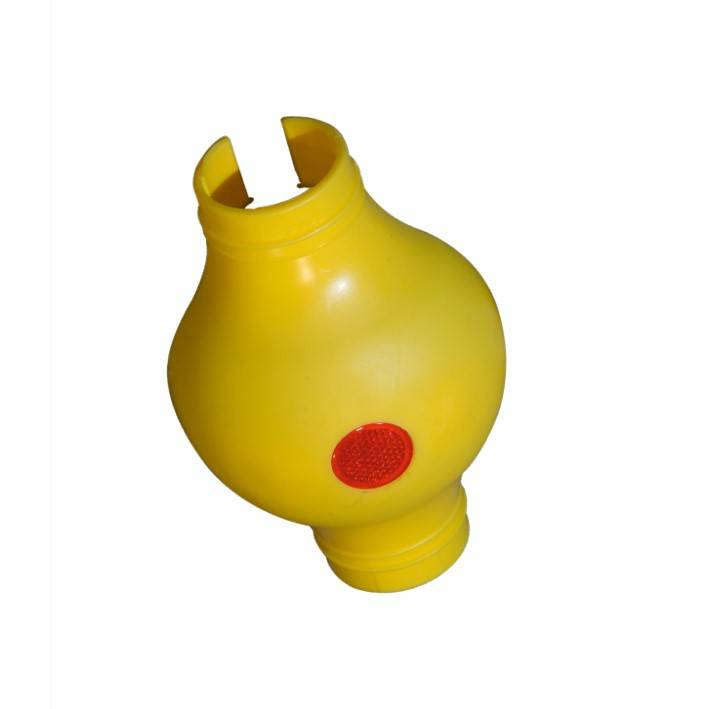 Schutzkappe f. Gerüstkupplungen, mit Reflektor