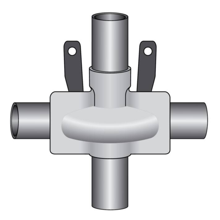 Schutzkappe f. Modulgerüst Riegel-Teller-Kombination