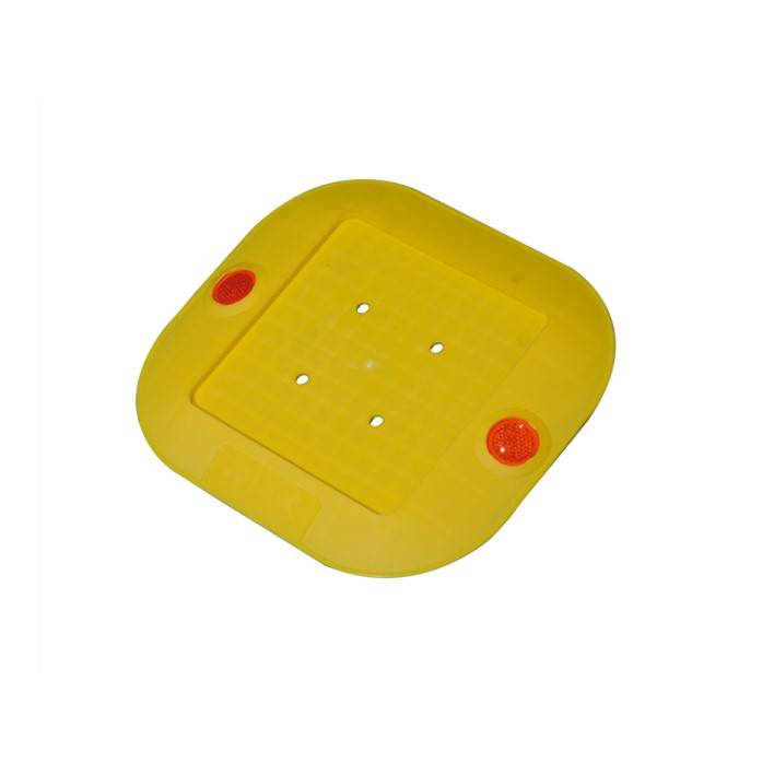 Unterlage für Gewindefussplatte, mit Reflektor