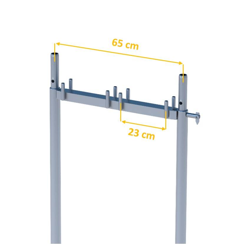 Vertikalrahmen Rux Super 65 Ultra Stahl 2 m