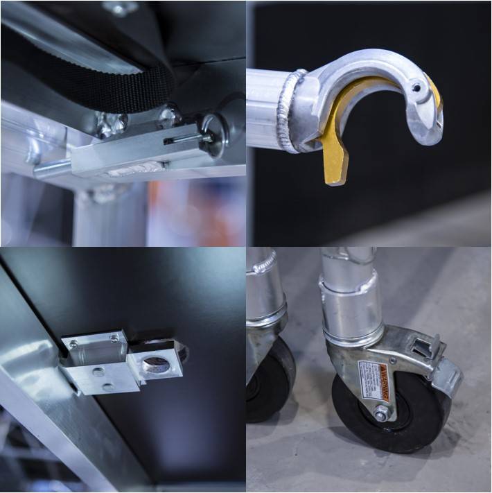 Faltbares Rollgerüst Stuver Scout V 140, AH 3,80 m