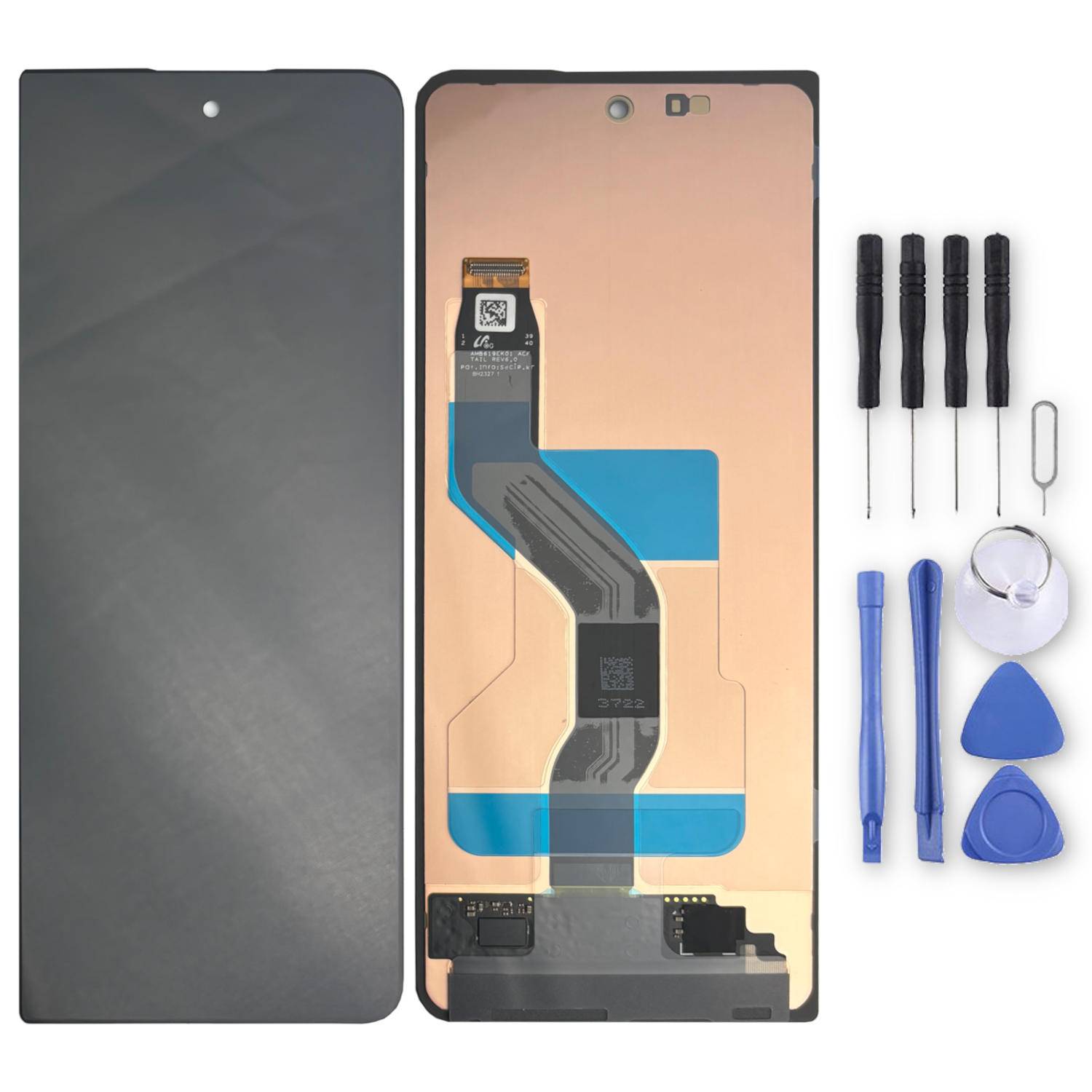 Samsung Galaxy Z Fold5 GH82-31849A Display Einheit Touch Ersatzteil Reparatur Schwarz