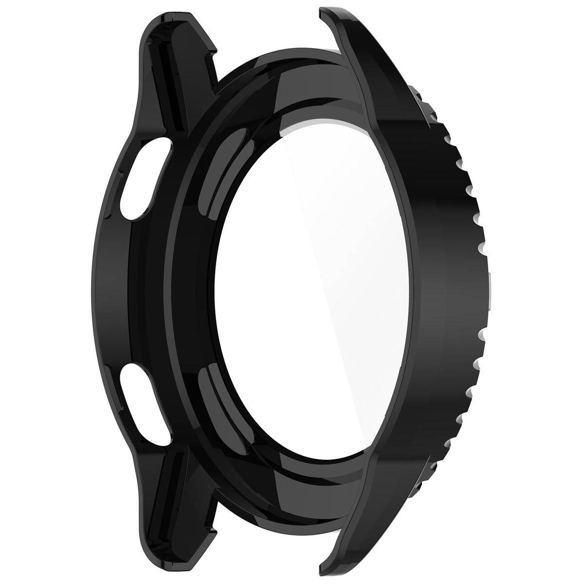 Für Xiaomi Watch S3 Kunststoff Watch Hülle + H9 Schutzglas Schwarz
