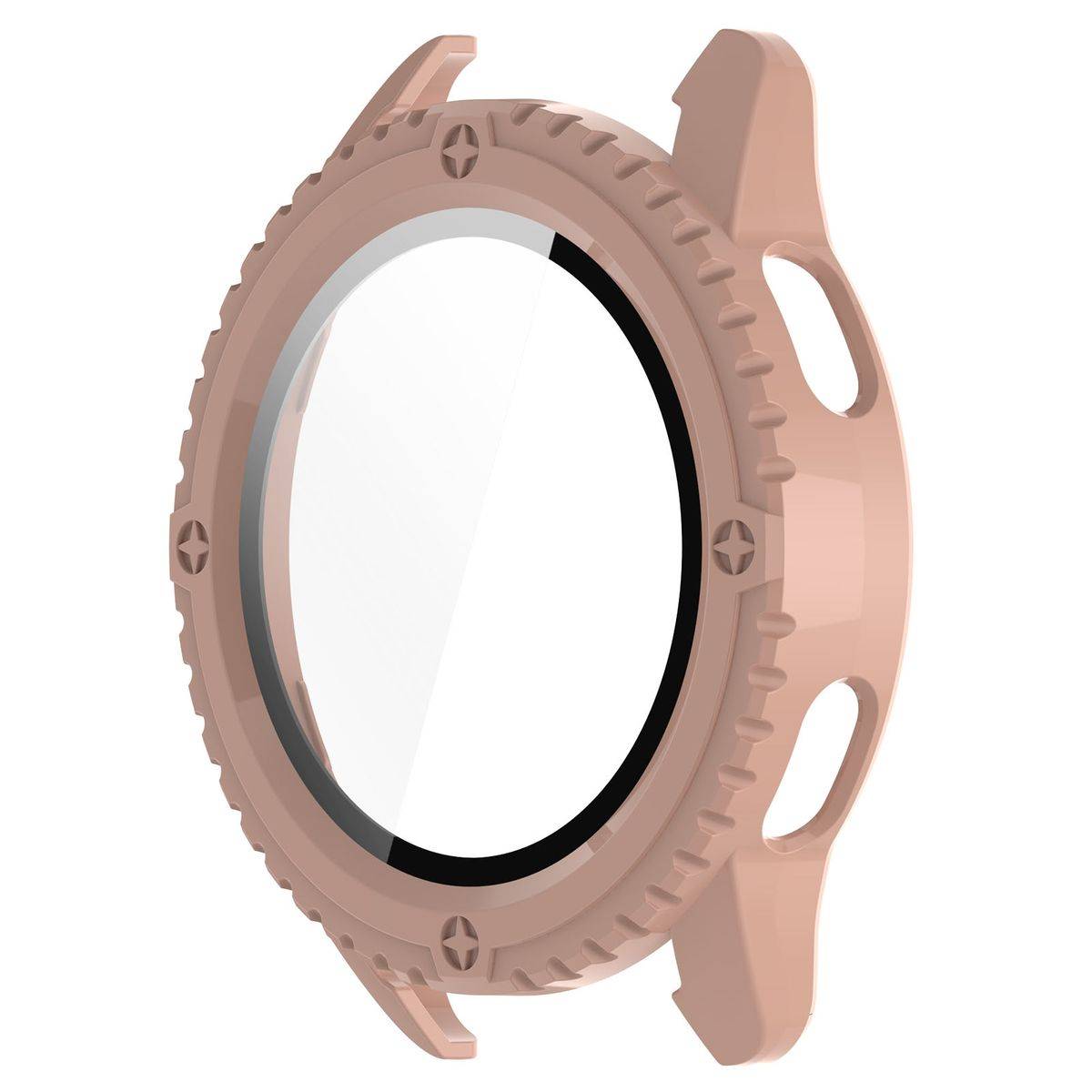 Für Xiaomi Watch S3 Kunststoff Watch Hülle + H9 Hart Schutzglas Pink
