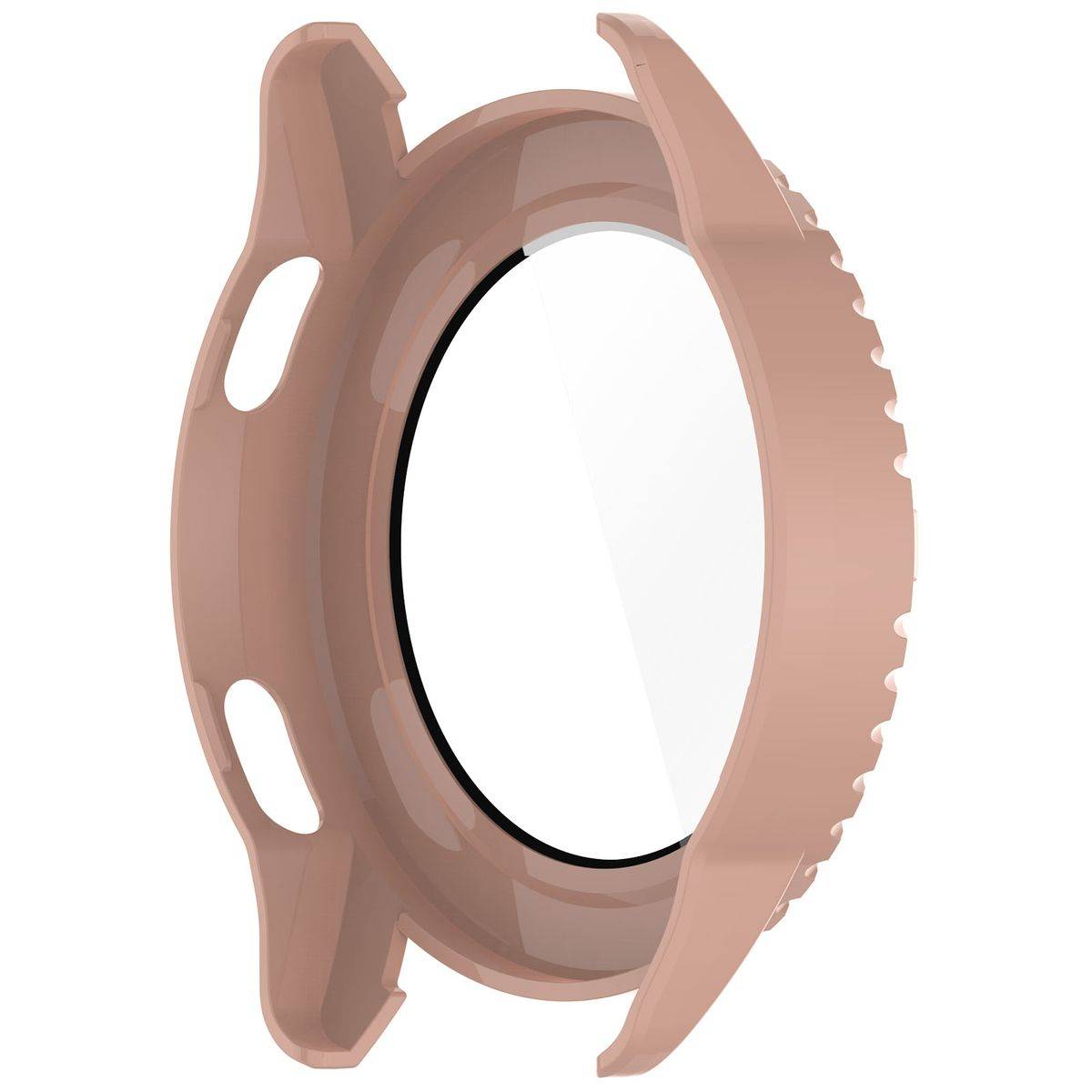 Für Xiaomi Watch S3 Kunststoff Watch Hülle + H9 Hart Schutzglas Pink