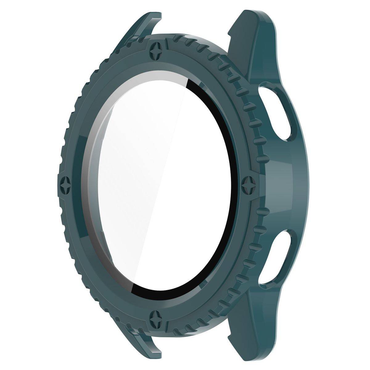 Für Xiaomi Watch S3 Kunststoff Watch Hülle + H9 Hart Schutzglas Grün