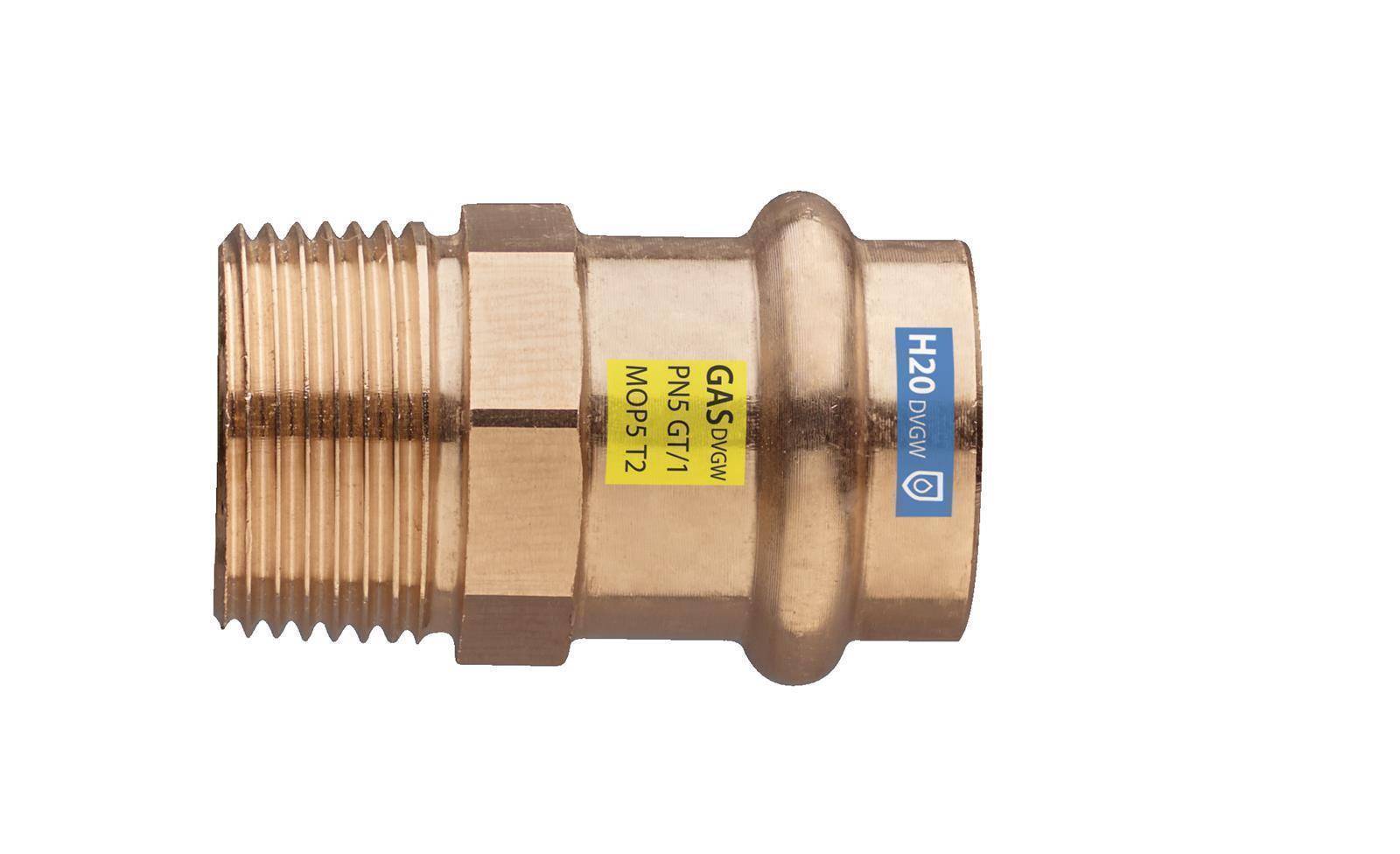 3/4x15mm Ü-Stück AG - RG Kombifitting Frabo DVGW