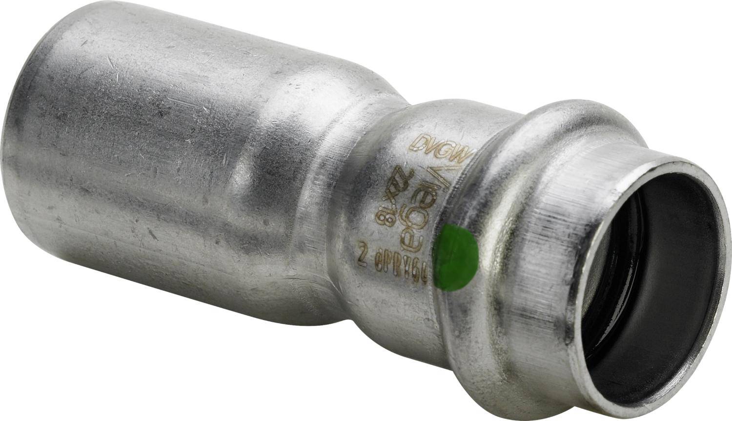 VIEGA Reduzierstück Sanpress Inox Edelstahl 35x22mm