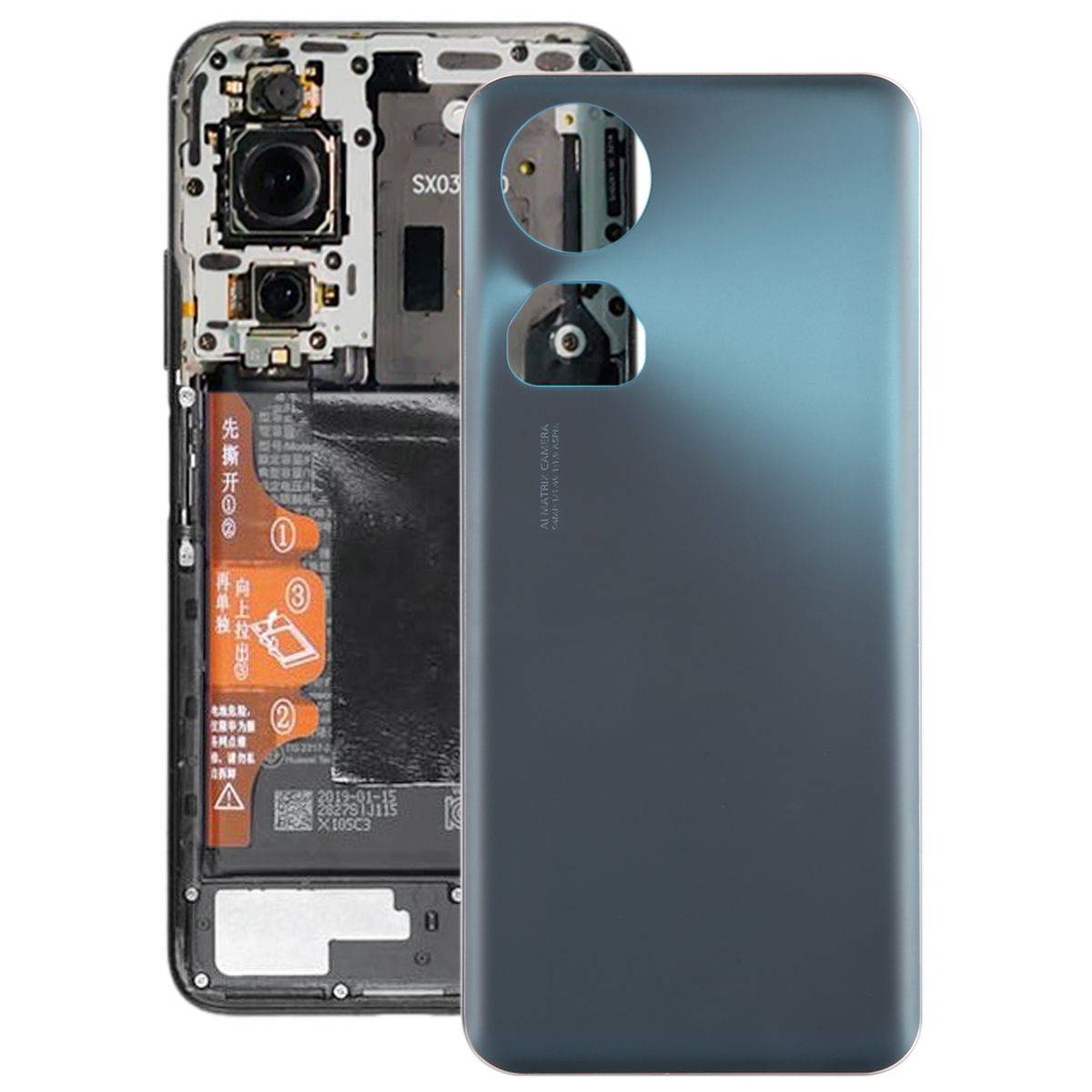 Akkudeckel Batterycover für Honor 90 Pro Ersatzteil Rückseite Reparatur Grün
