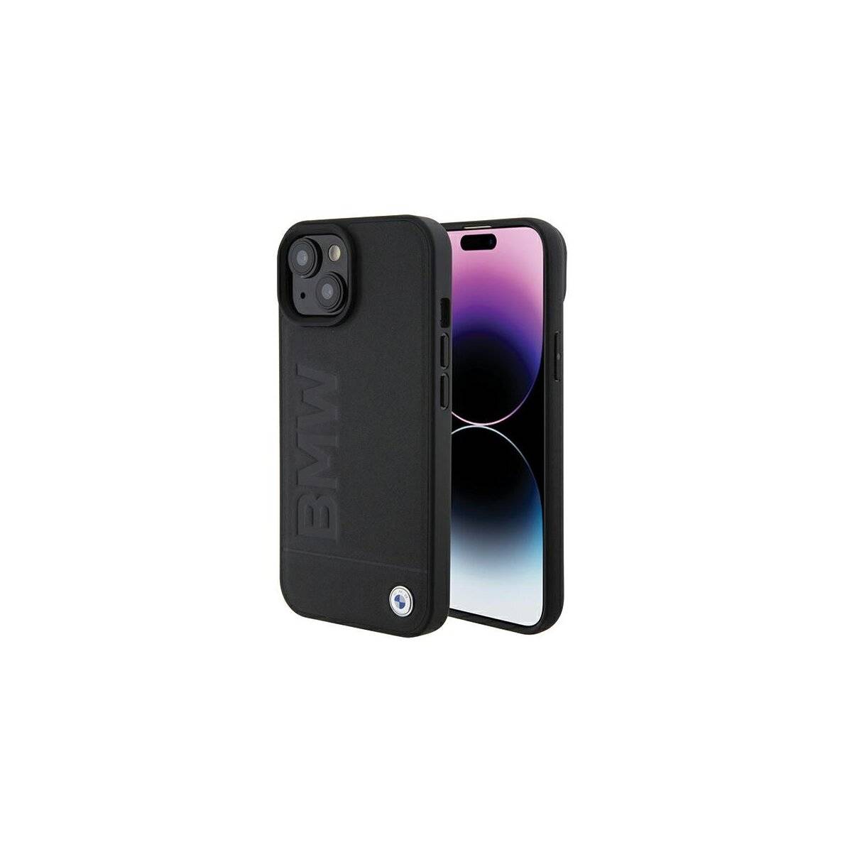 Eine schwarze Handyhülle mit 