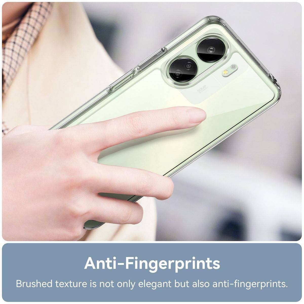 Für Xiaomi Redmi 13C TPU Schutz Handy Hülle Case Cover Transparent