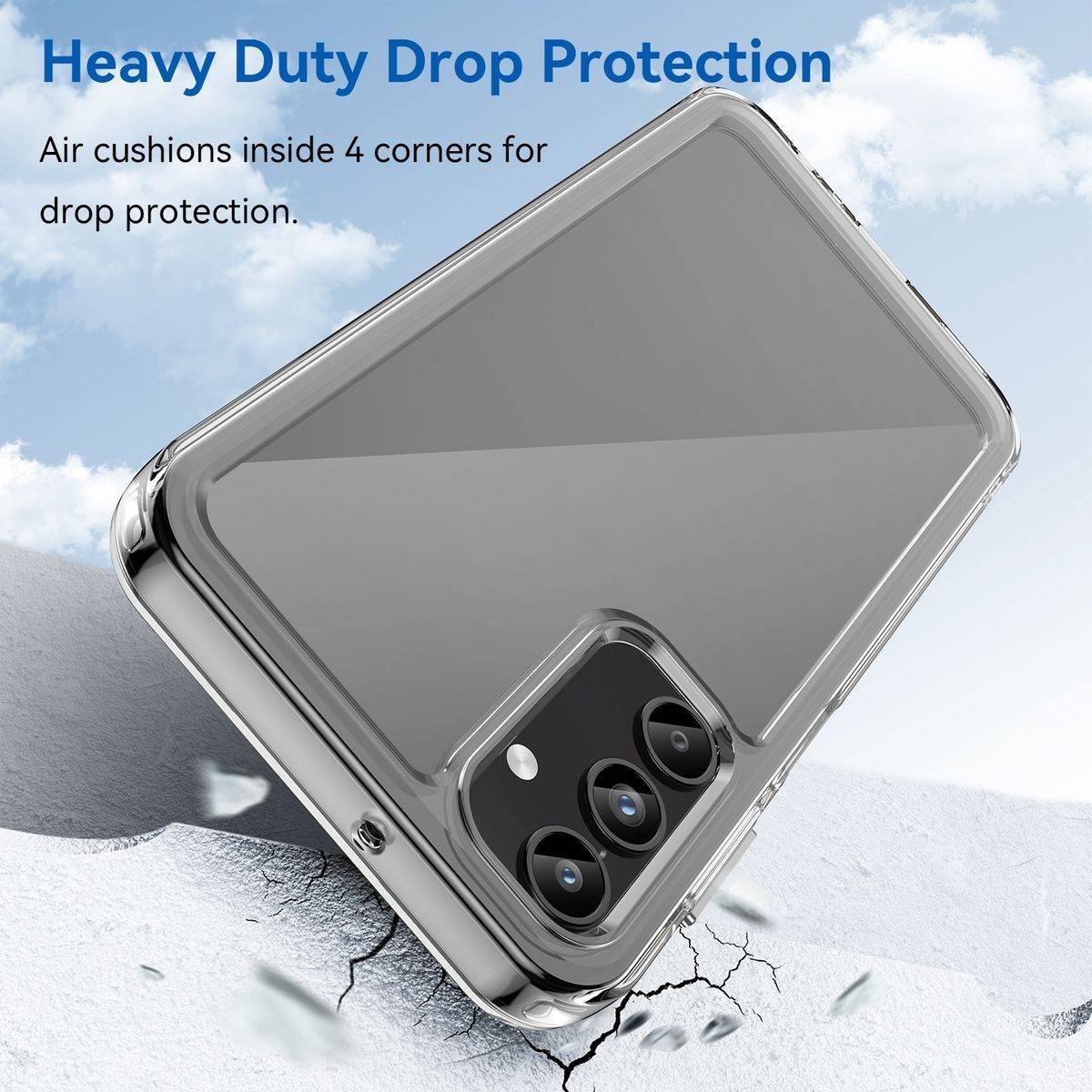 Für Samsung Galaxy A15 TPU Schutz Handy Hülle Case Cover Transparent