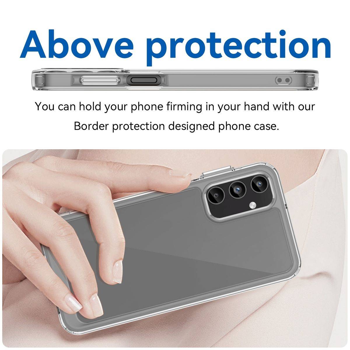 Für Samsung Galaxy A15 TPU Schutz Handy Hülle Case Cover Transparent
