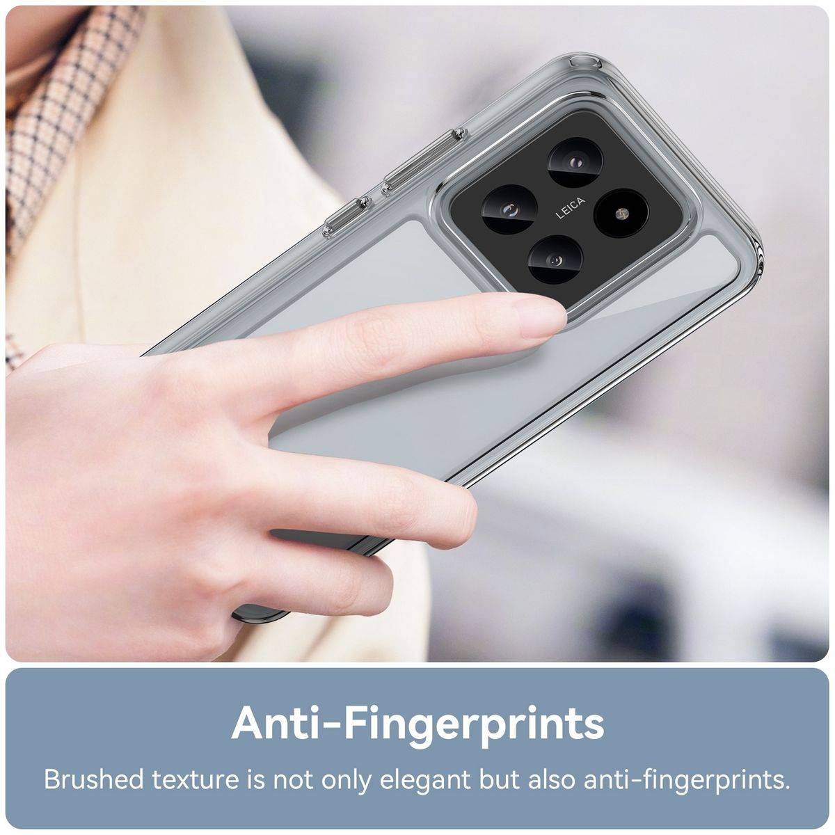 Für Xiaomi 14 Pro TPU Acryl Schutz Handy Hülle Case Cover Transparent