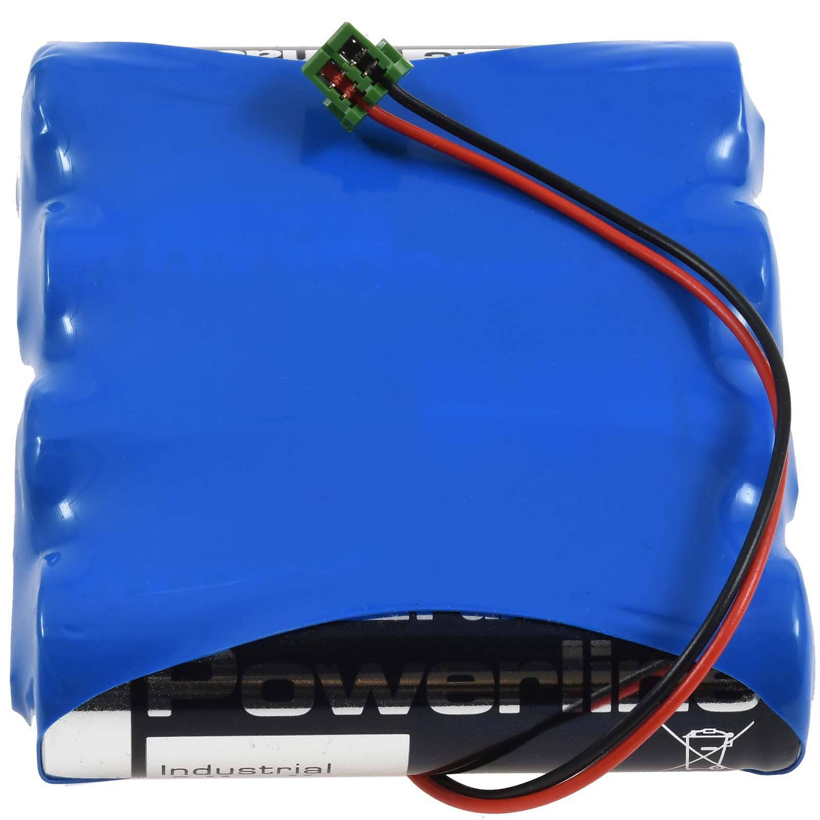 Powery Batteriepack 4x AA LR6A, für Türsteuerungen, kompatibel mit Messerschmitt 6VQ-02 6V PHR 2 Stecker, 6V, Alkaline