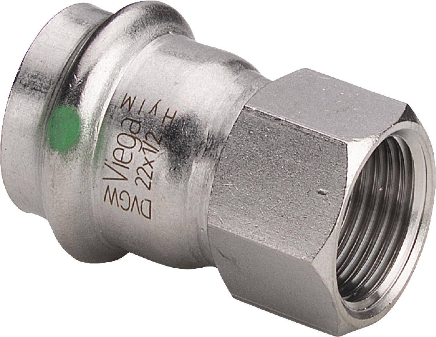 VIEGA Übergangsstück IG Sanpress Inox Edelstahl 28mmx3/4"