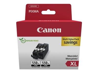 CANON PGI-550XL Ink Cartridge Twinpack Drucken, Scannen & Verbrauchsmaterial Verbrauchsmaterialien