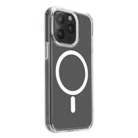 Puro Lite Mag MagSafe Silikonhülle iPhone 15 Pro – transparent