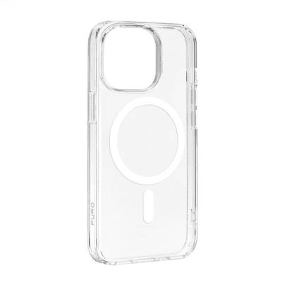 Puro Lite Mag MagSafe Silikonhülle iPhone 15 Pro Max – transparent