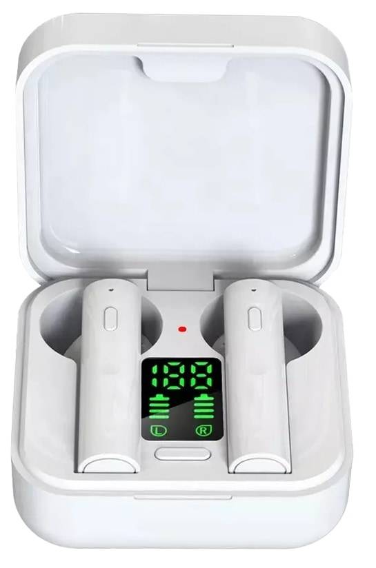 DENVER In-Ear Ohrhörer TWS-62, Bluetooth, inkl. Solarpanel, weiß