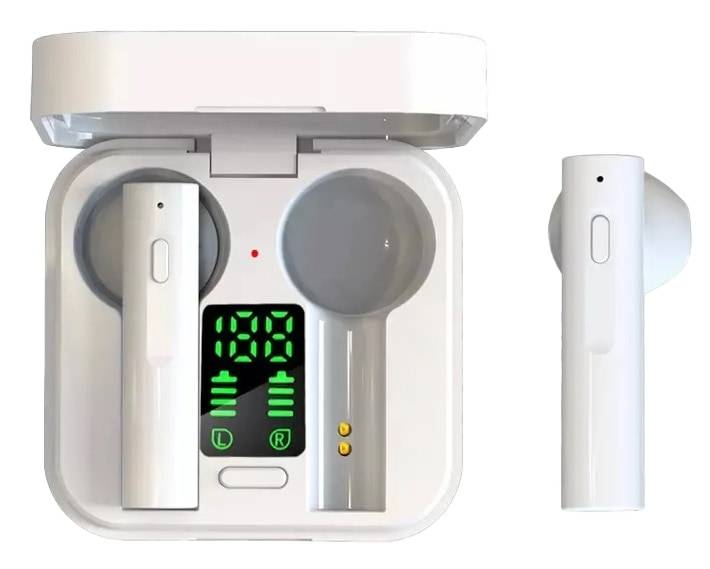 DENVER In-Ear Ohrhörer TWS-62, Bluetooth, inkl. Solarpanel, weiß