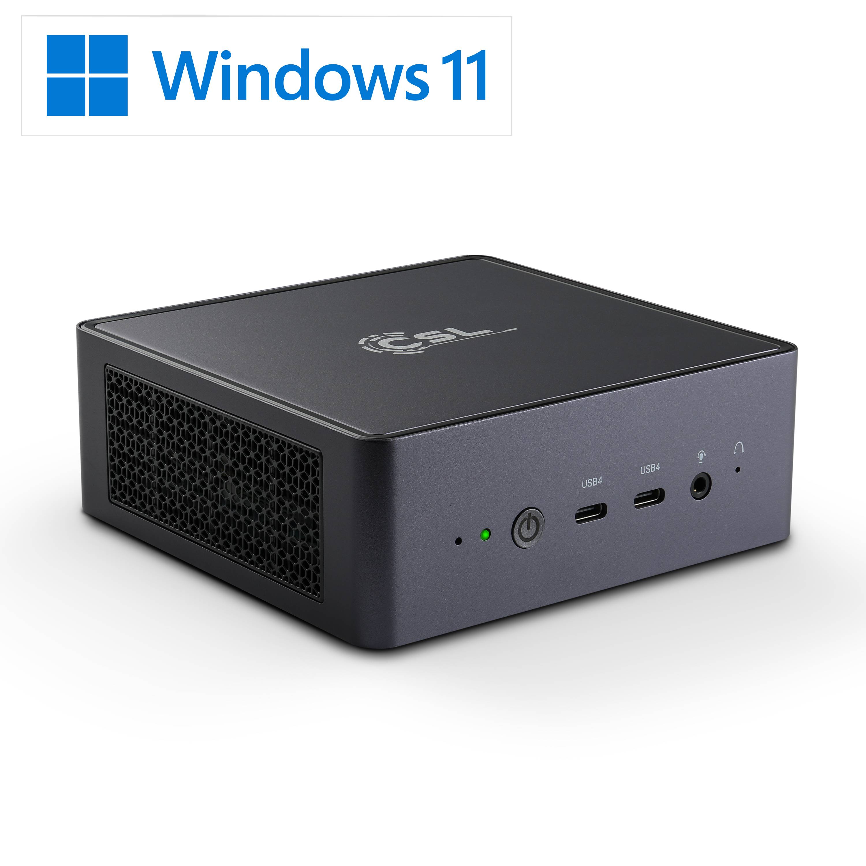 Mini PC - CSL VenomBox HS / 32GB / 1000 GB M.2 SSD / Win 11 Home