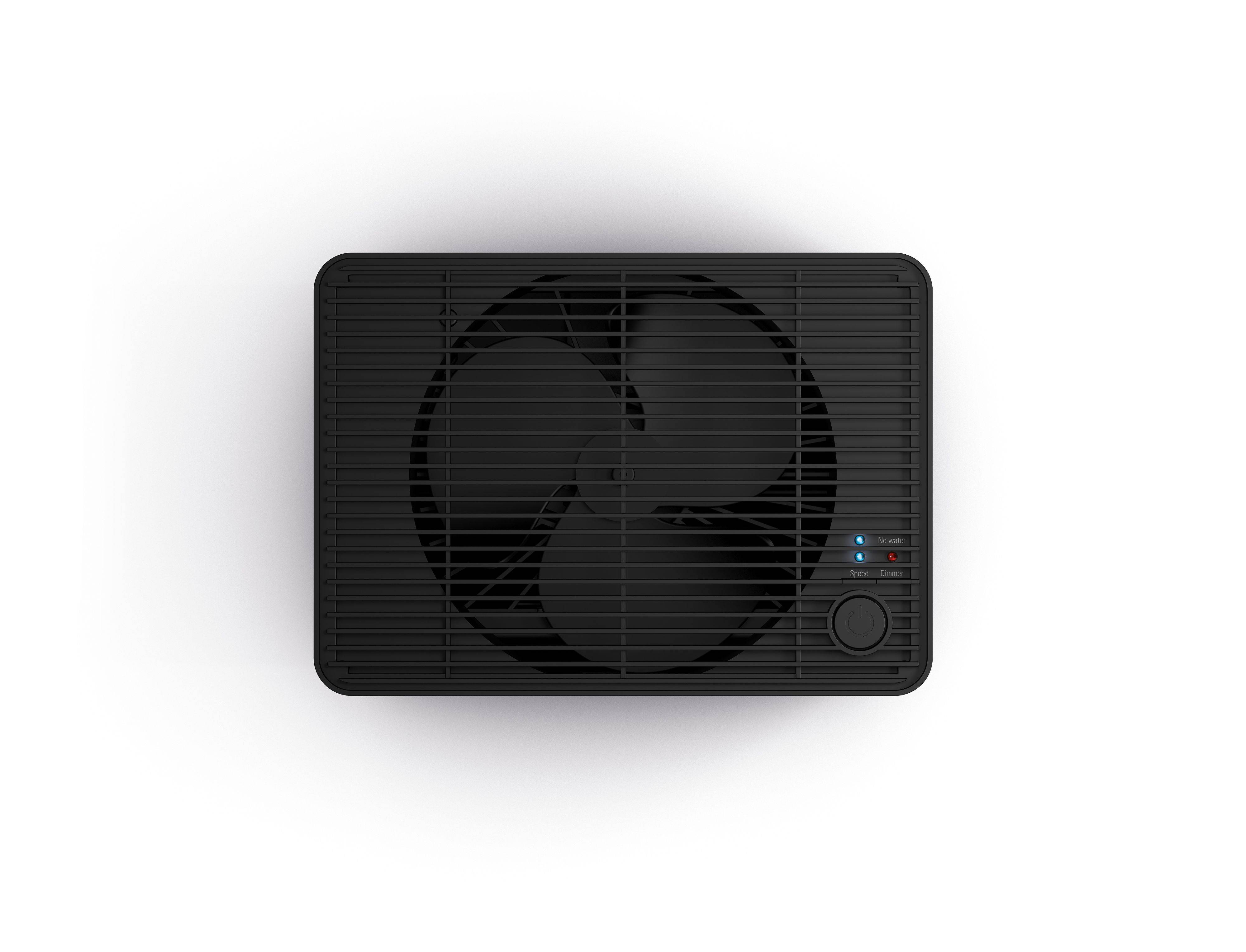 Luftbefeuchter Oskar Little Schwarz