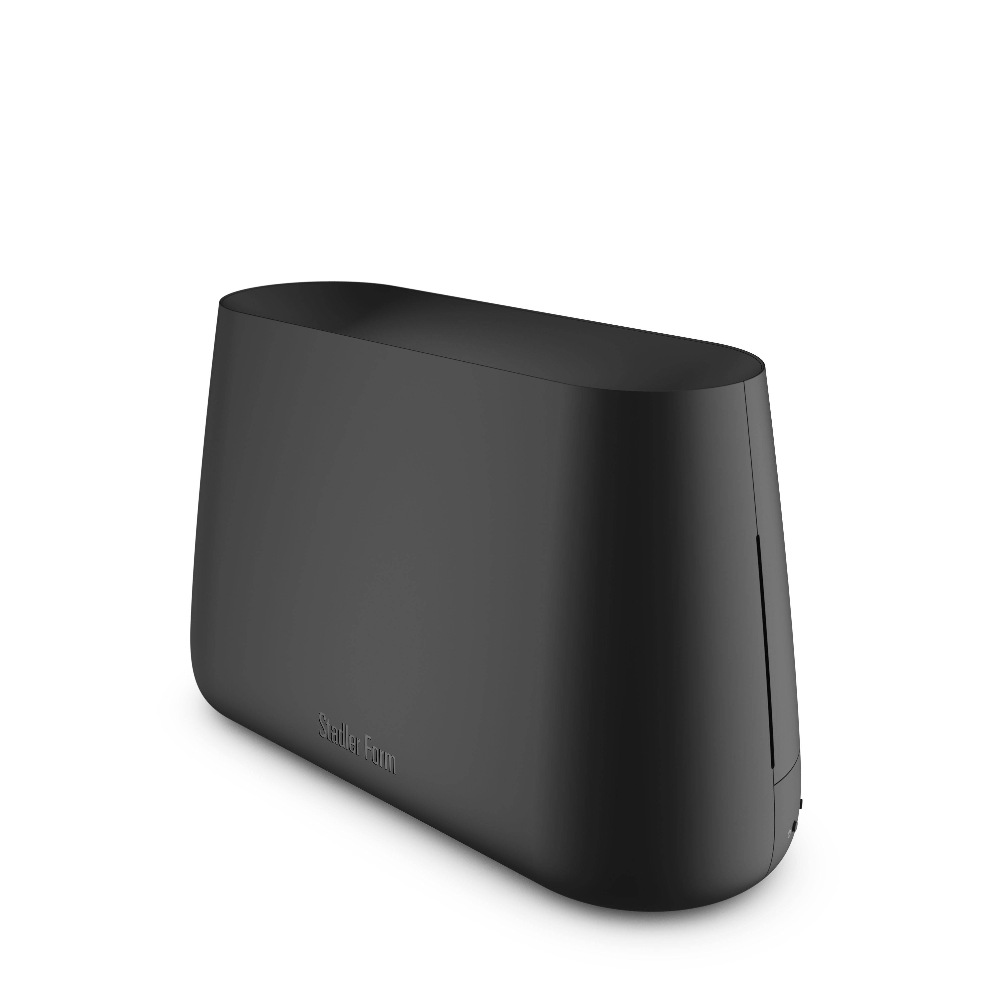 Luftbefeuchter Ben Schwarz mit Effektfeuer