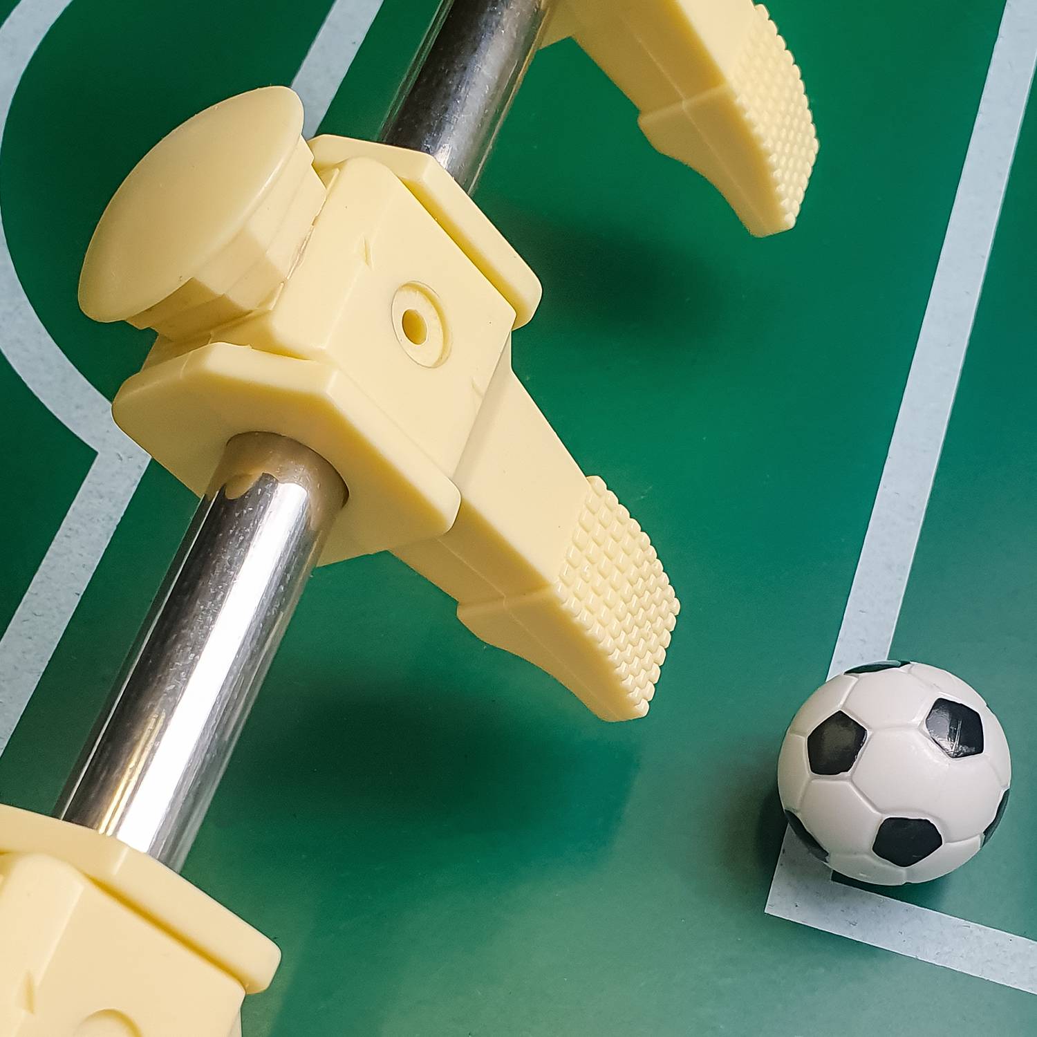 11 Outdoor Tischkicker Figuren 16mm Beige Tisch Fussball Kicker Figuren Draußen