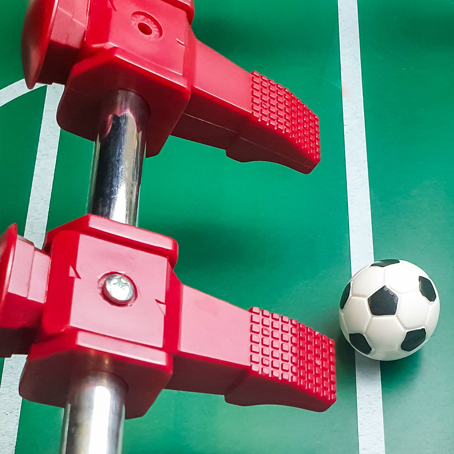 11 Outdoor Tischkicker Figuren 16mm Rot Tisch Fussball Kicker Figuren Draußen