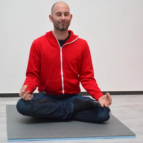 Trainingsmatte 90x90cm Bodenschutz-Matte 20mm dick Puzzlematte erweiterbar Grau Blau Trainingsmatte 90x90cm Bodenschutz-Matte 20mm dick Puzzlematte erweiterbar Grau Blau