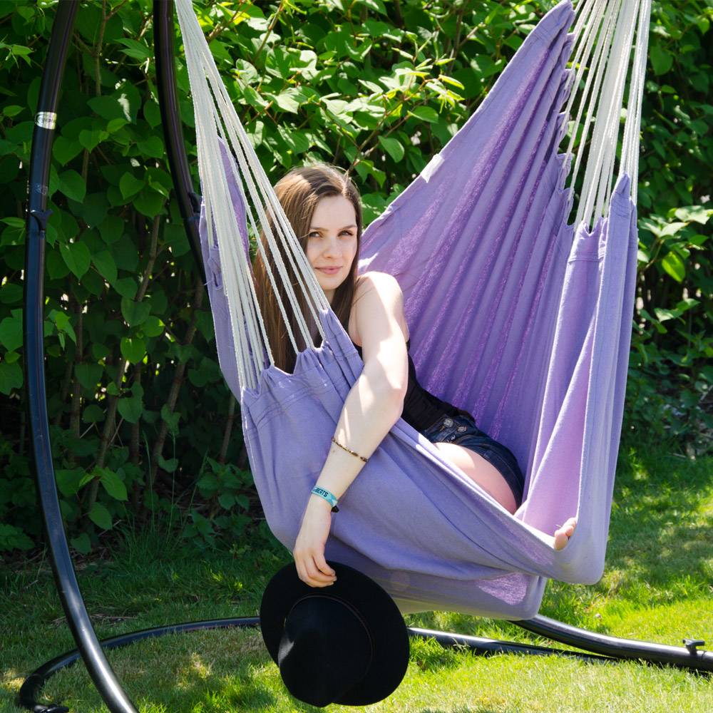 XXL Hängestuhl HMG-40 eyepower AMZ Flieder