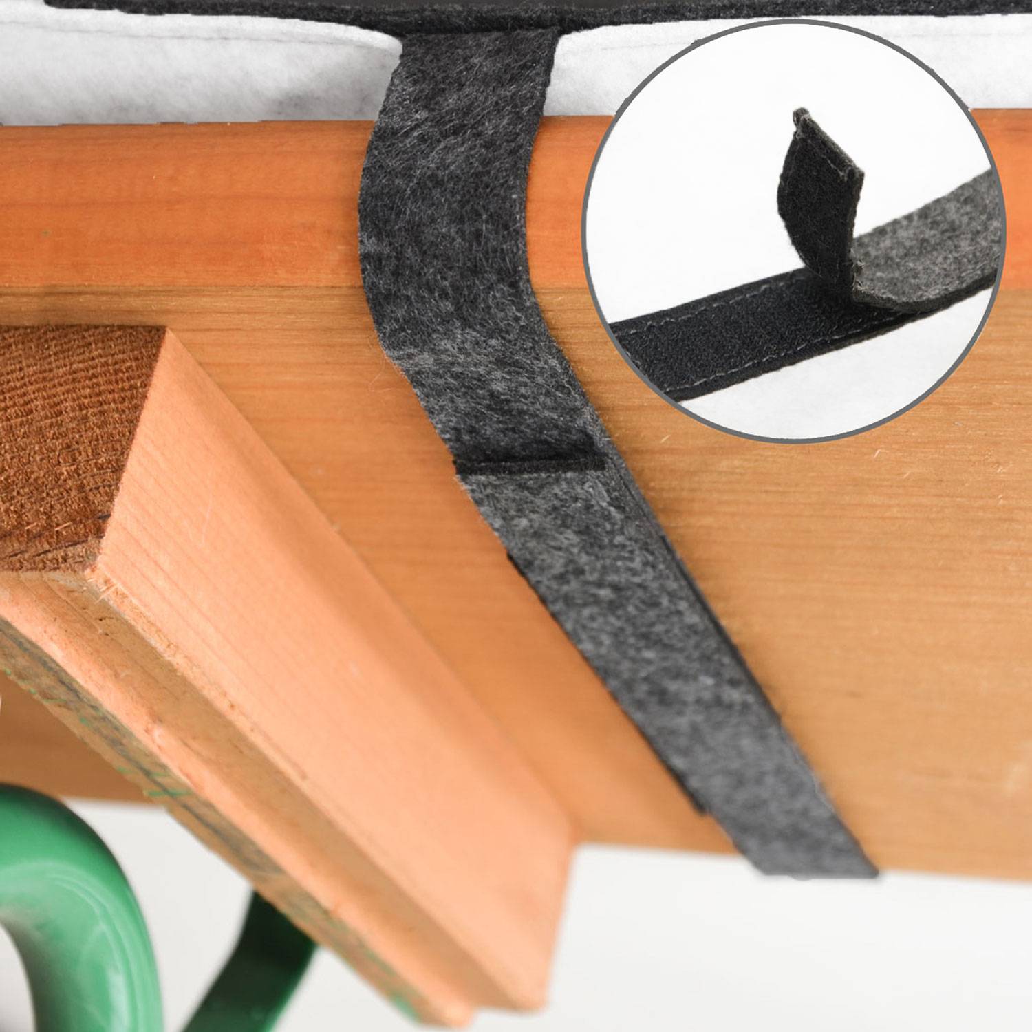 2 Bierbank Polster Filz - 220x25 Bierbankauflagen Set Auflagen Bierzeltgarnitur