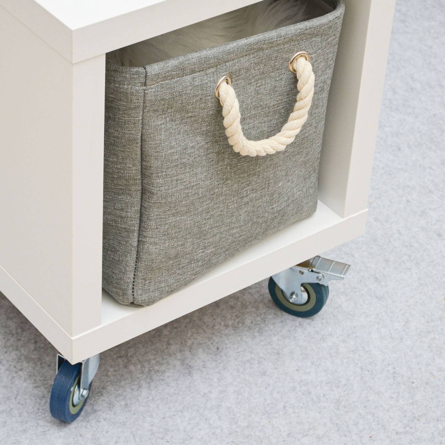 1 Stück Schwerlast Möbelrolle mit Bremse M10 - 75mm Lenkrolle Anschraubplatte