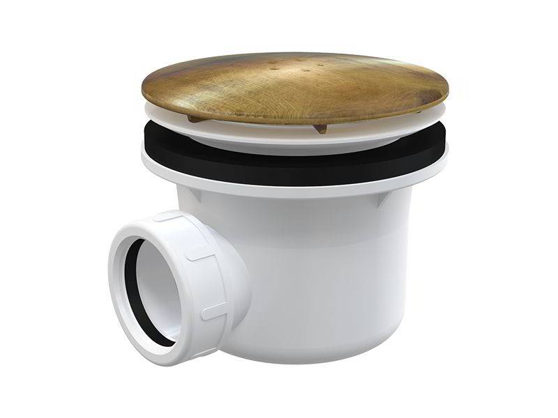 alcadrain Duschwannen Ablaufgarnitur 49 Antic / Bronze