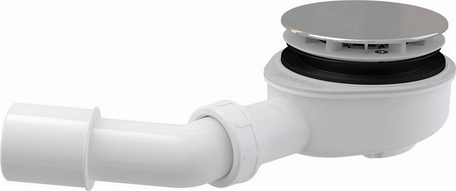 alcadrain Duschwannen Ablaufgarnitur 491CR flach Duschtasse