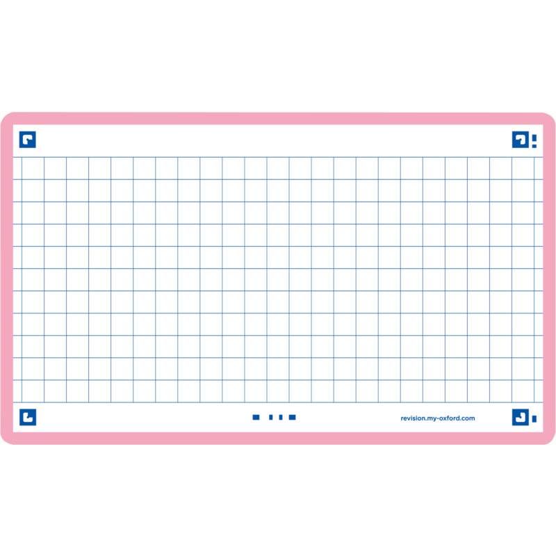Oxford Karteikarten "Flash 2.0", 75 x 125 mm, kariert, pink