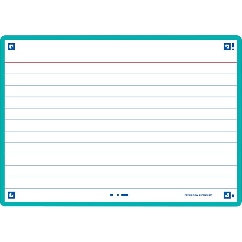 Oxford Karteikarten "Flash 2.0", 105 x 148 mm, mint