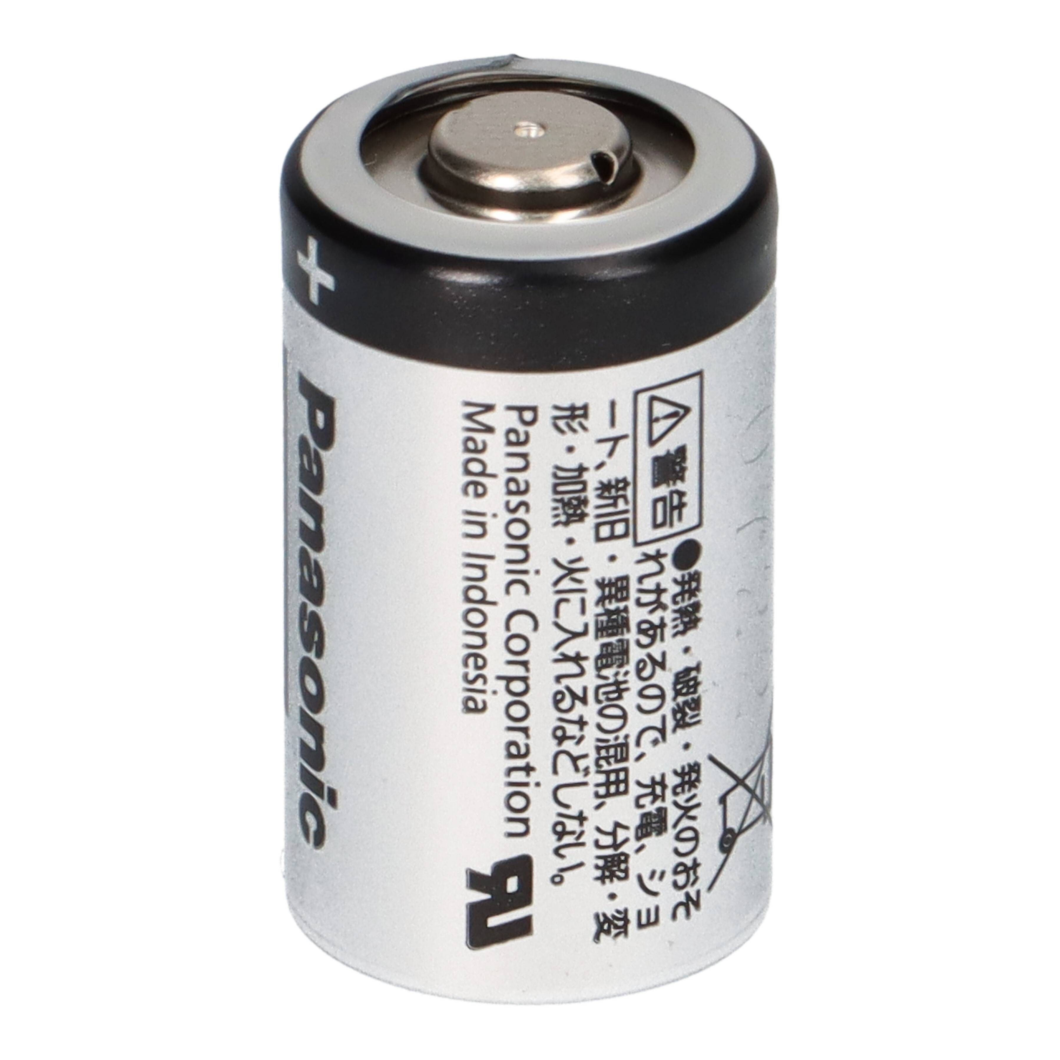 Panasonic CR2 Lithium Batterie 3V 850mAh – passend für ABUS FU2990 Secvest Key