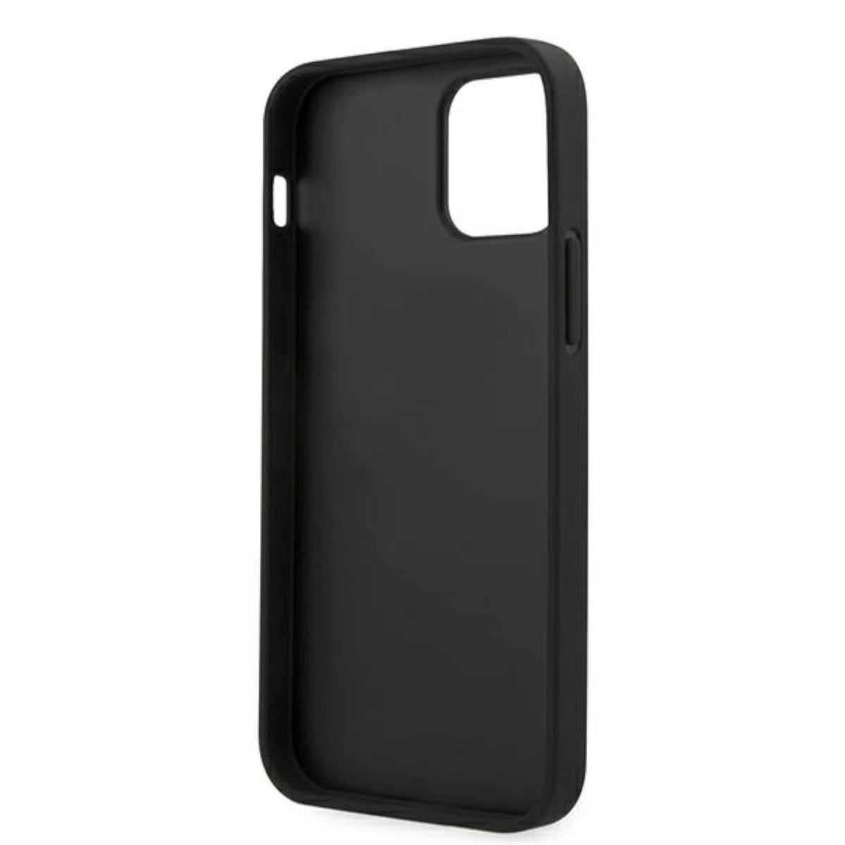 Mini Apple iPhone 12 Pro Max Stamp Stride Hülle Case Cover Schutzhülle Schwarz