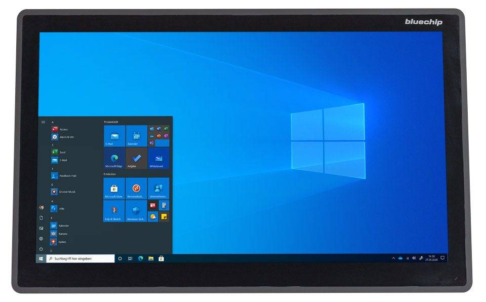bluechip INDUSTRYline P215KT-1001 Intel® x6413E Prozessor / bis zu 3.00 GHz, Windows 10 IoT Enterprise, 21,5""