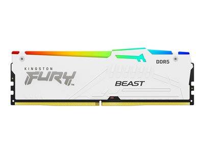 DDR5 32GB PC 5200 CL40 Kingston KIT (2x16GB) FURY Beast Whi retail Multimedia-Technik Speichermodule