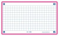 OXFORD - Karteikarten"Flash 2.0" 75x125 mm kariert fuchsia fuchsiafarbener Rahmen 5 x 5