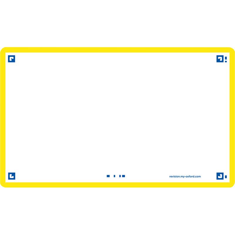 Oxford Karteikarten "Flash 2.0", 75 x 125 mm, blanko, gelb