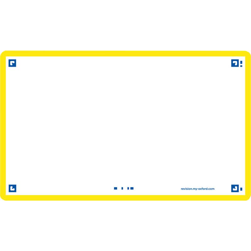 Oxford Karteikarten "Flash 2.0", 75 x 125 mm, blanko, gelb