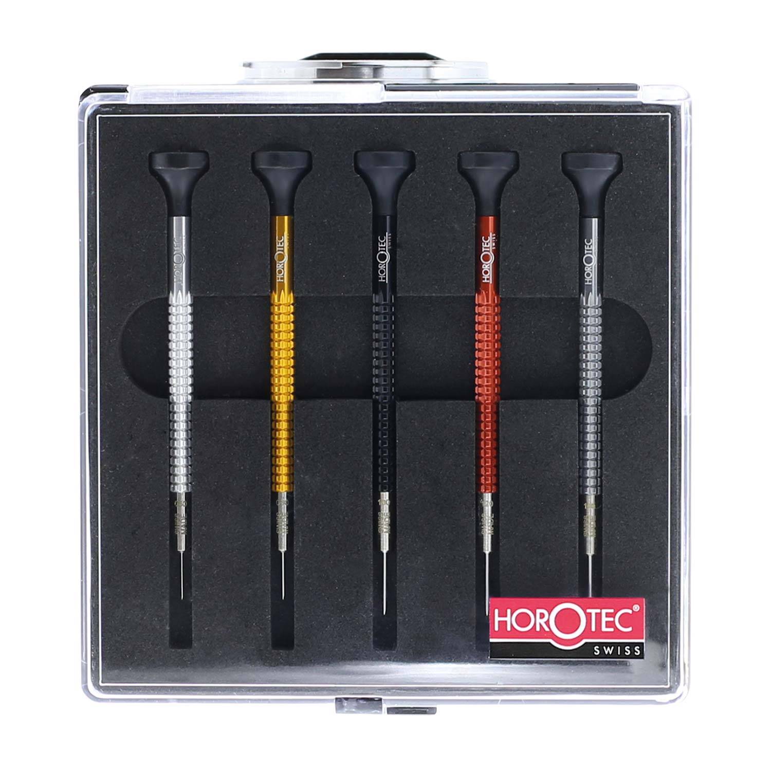 Horotec Schraubendreher-Sortiment in Kunststoffbox Swiss Made Horotec