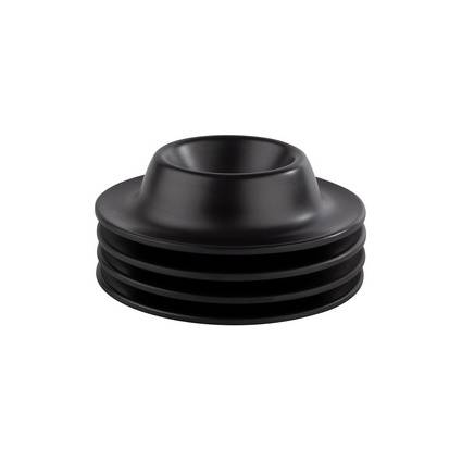 APS Eierbecher EGGY, aus Melamin, schwarz, 4er Set